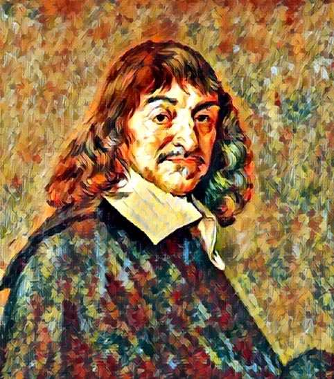 Mathematician René Descartes 1596-1650 (portrait)